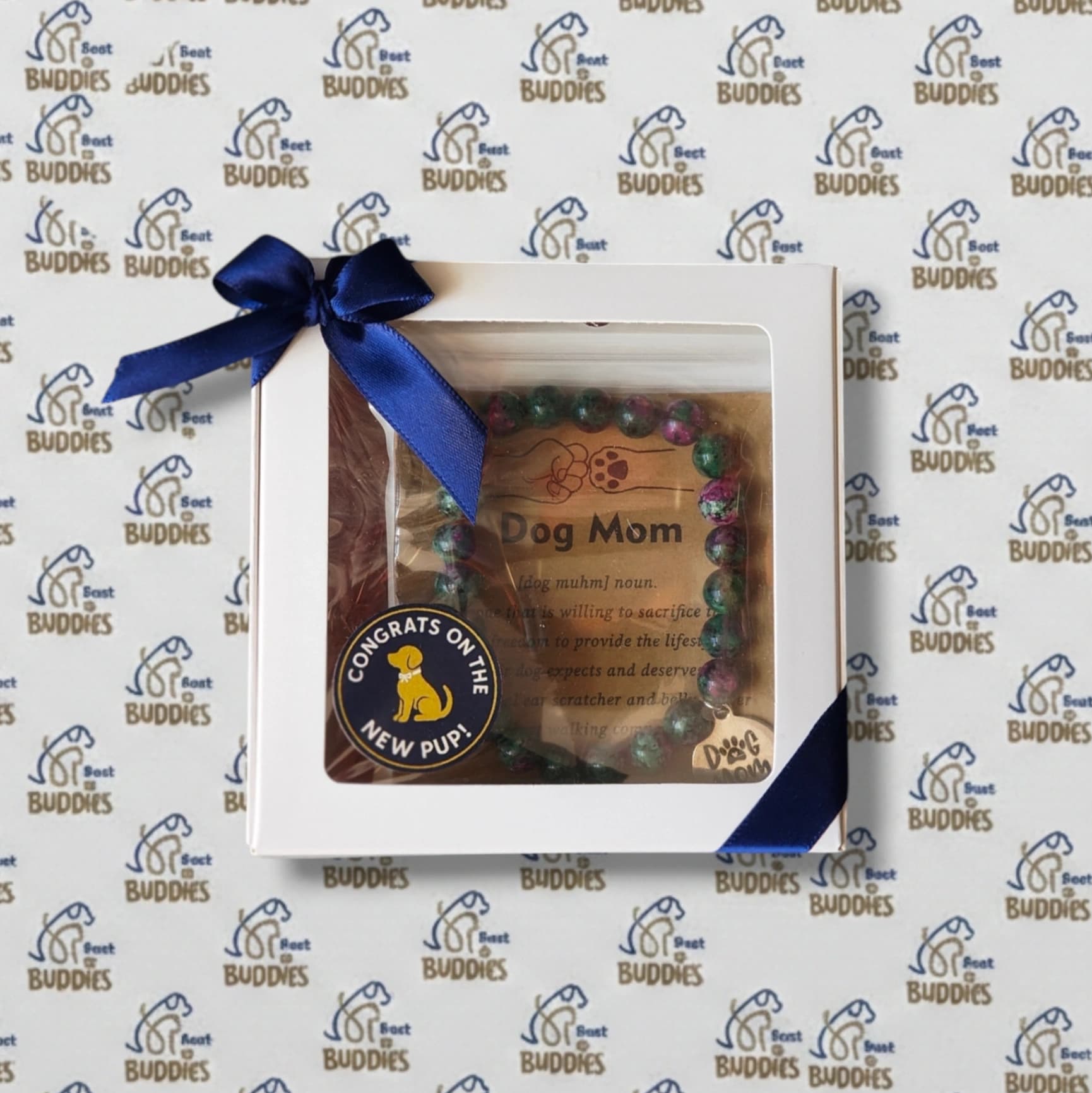 "Congrats on the new pup!" Gift