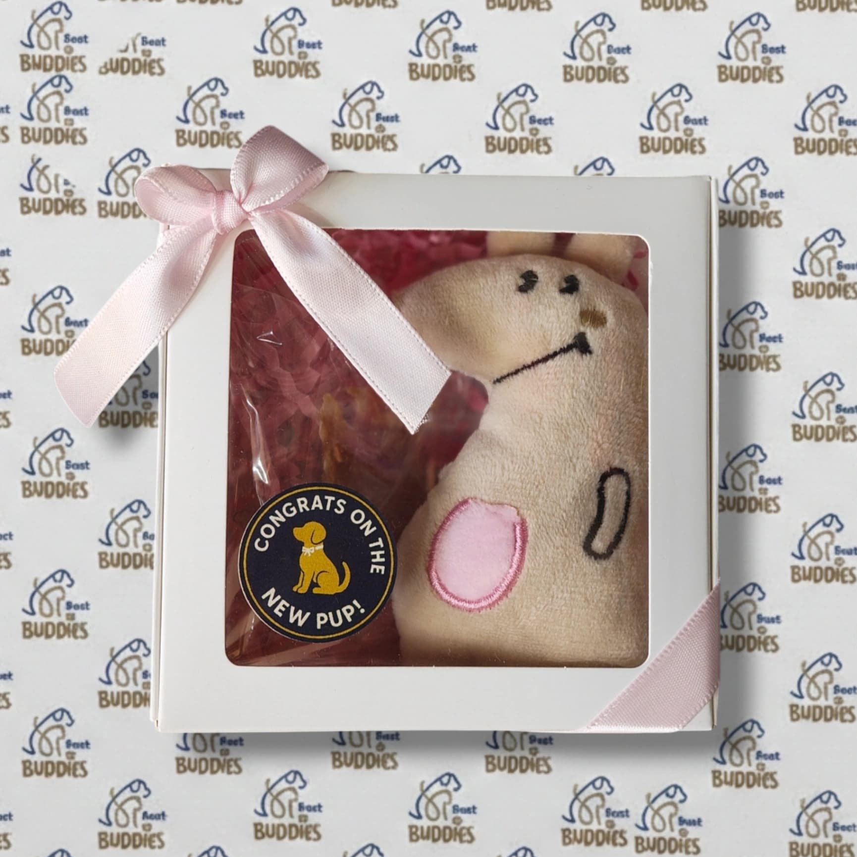 "Congrats on the new pup!" Gift