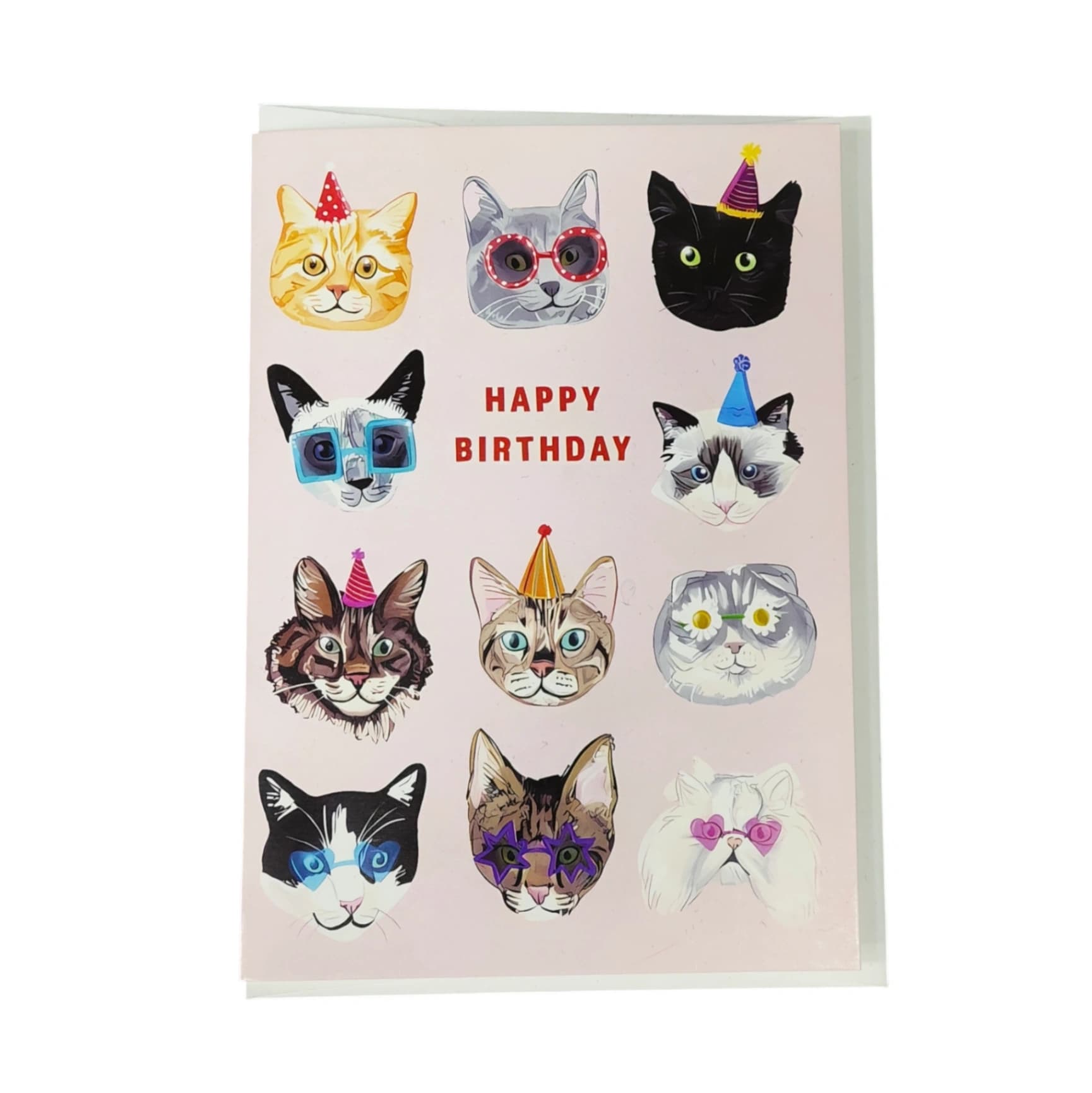Cats in Sunglasses Birthday Card