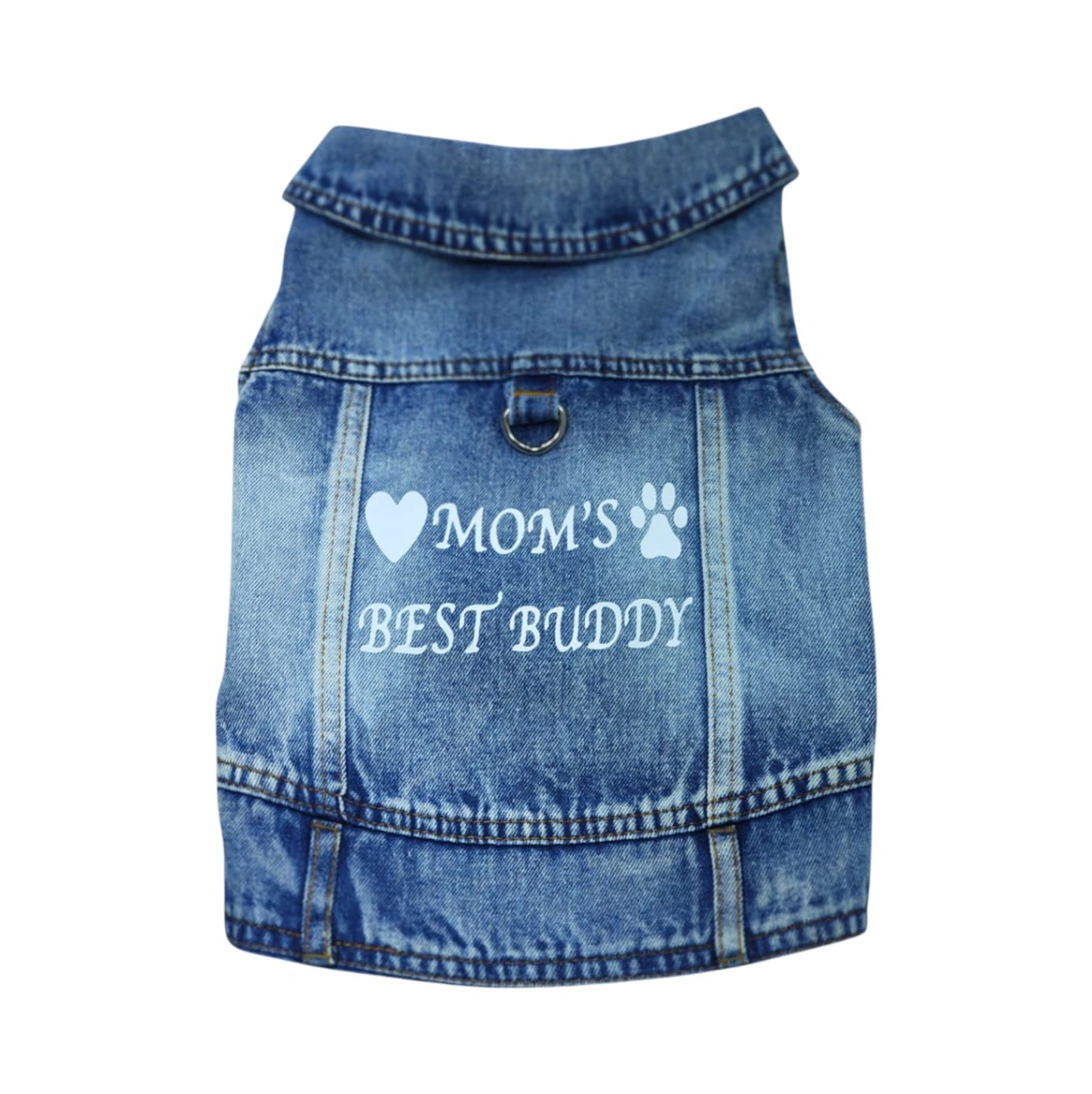 Pet Clothes Dog Jeans Jacket Cool Blue Denim Coat (XL)