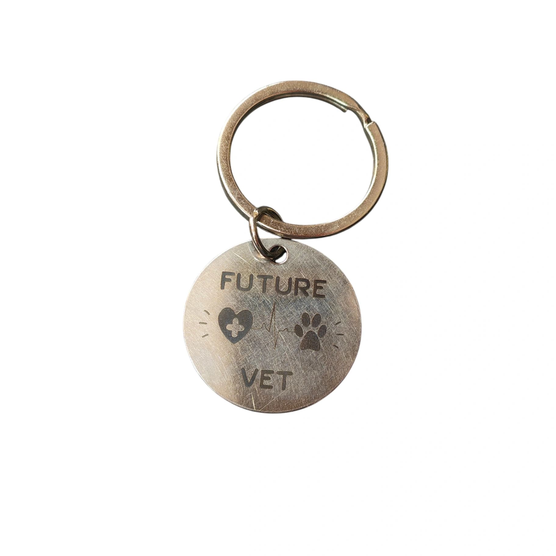 FUTURE VET metal keychain