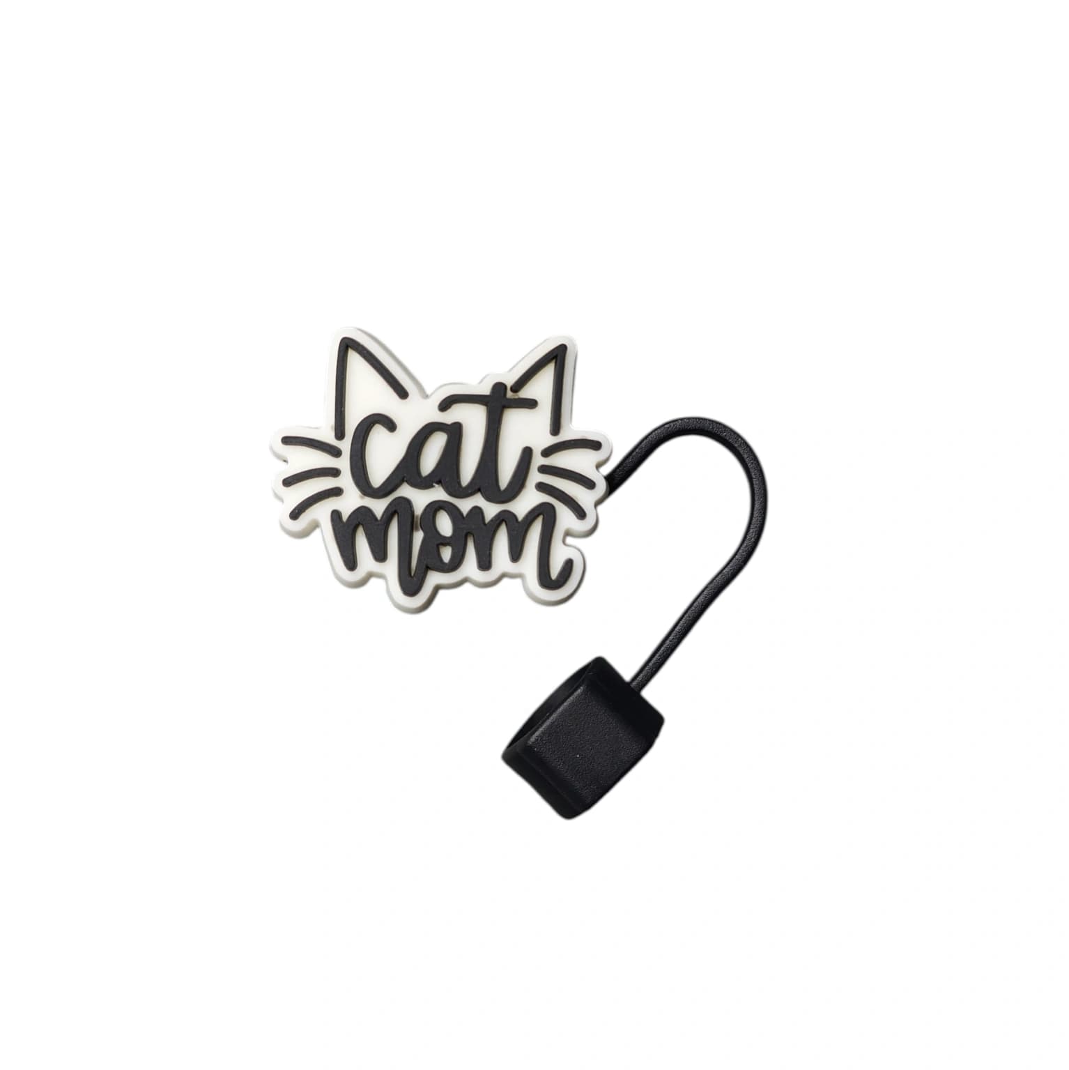 Cat mom Straw Cover