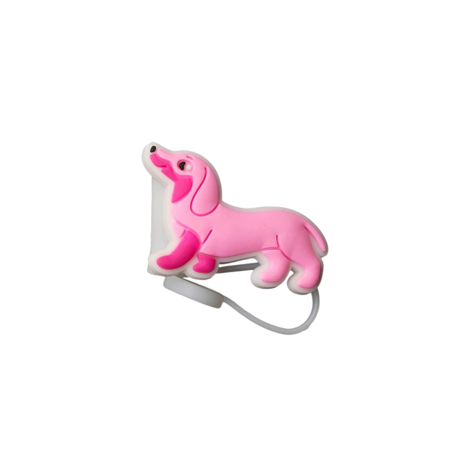 Dachshund straw cover