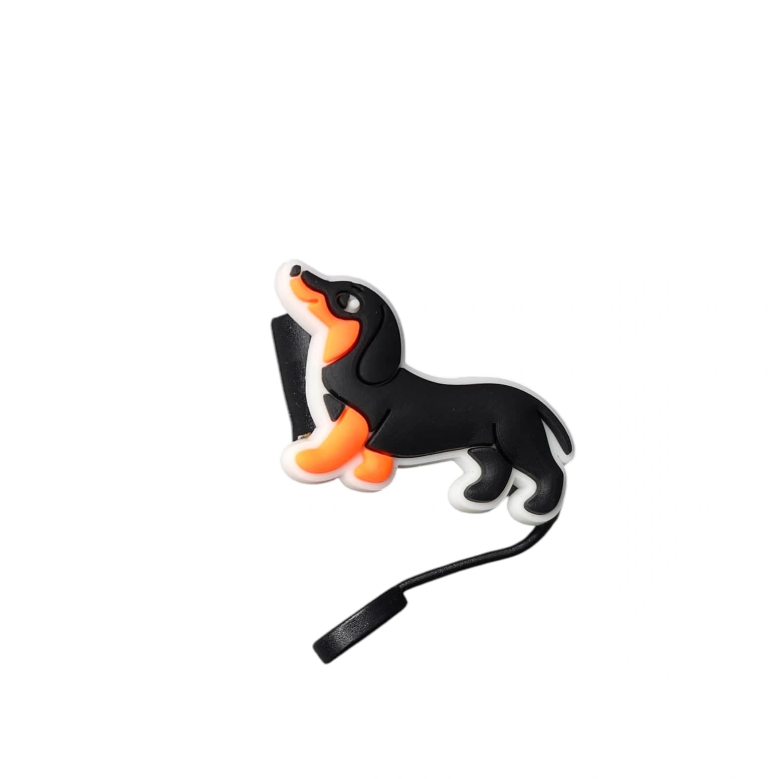 Dachshund straw cover