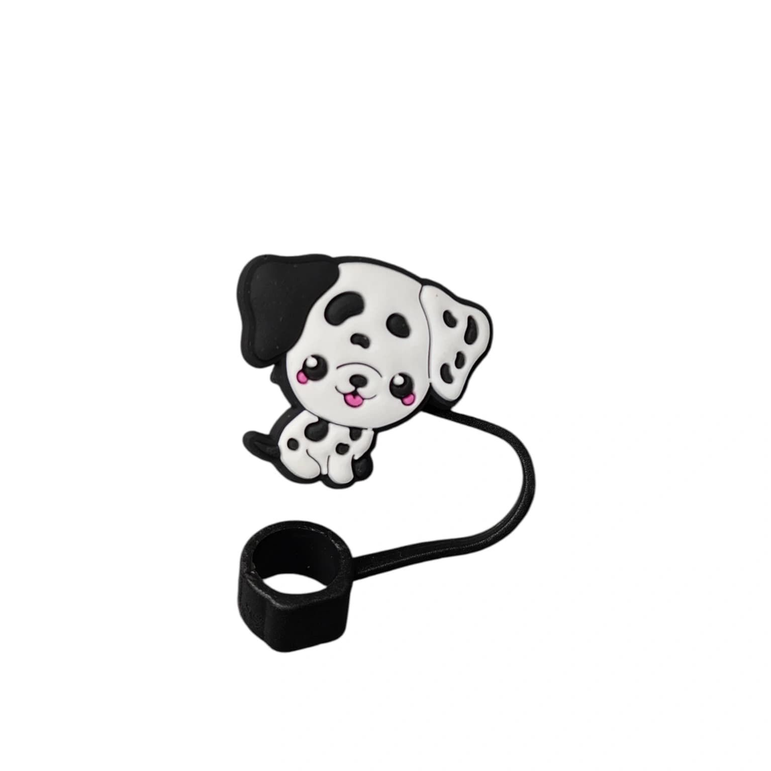 Dalmatian puppy straw cover