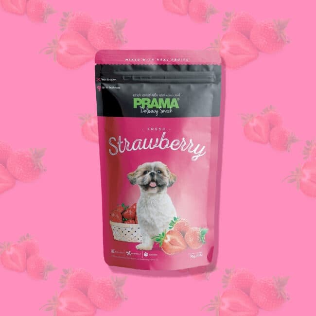 Prama dog treat - Strawberry