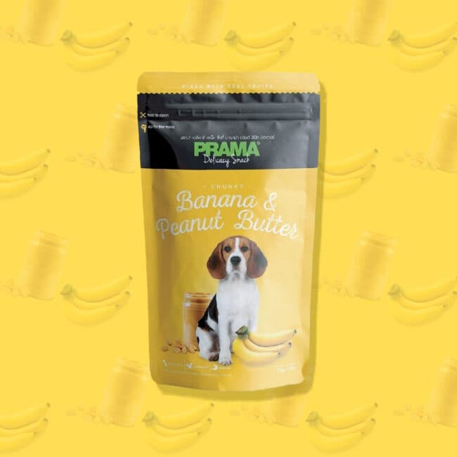 Prama dog treat - Banana & Peanut butter