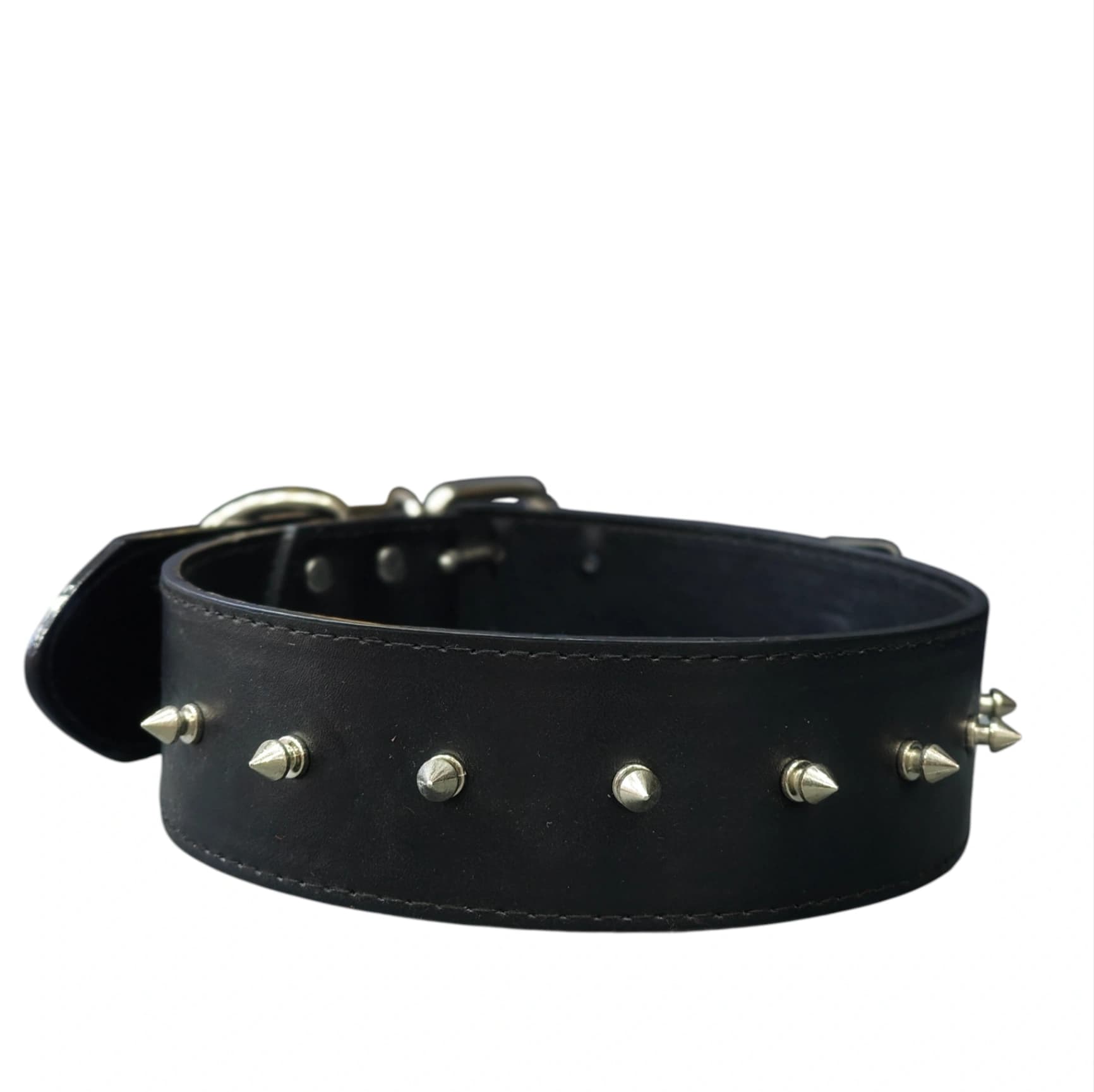 Dog Spiked Collar - black