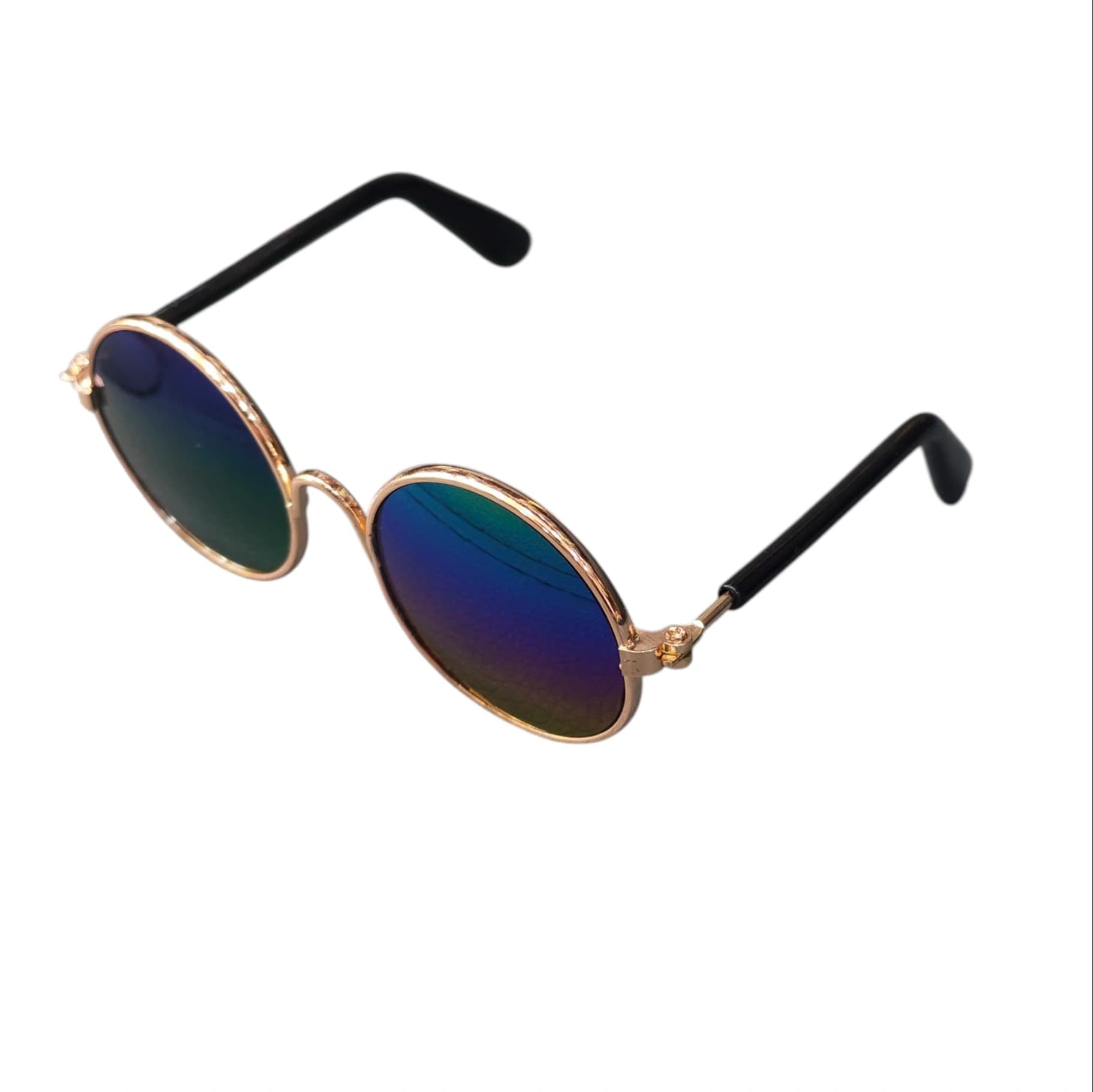 Rainbow Lens Round Sunglasses for Dogs & Cats