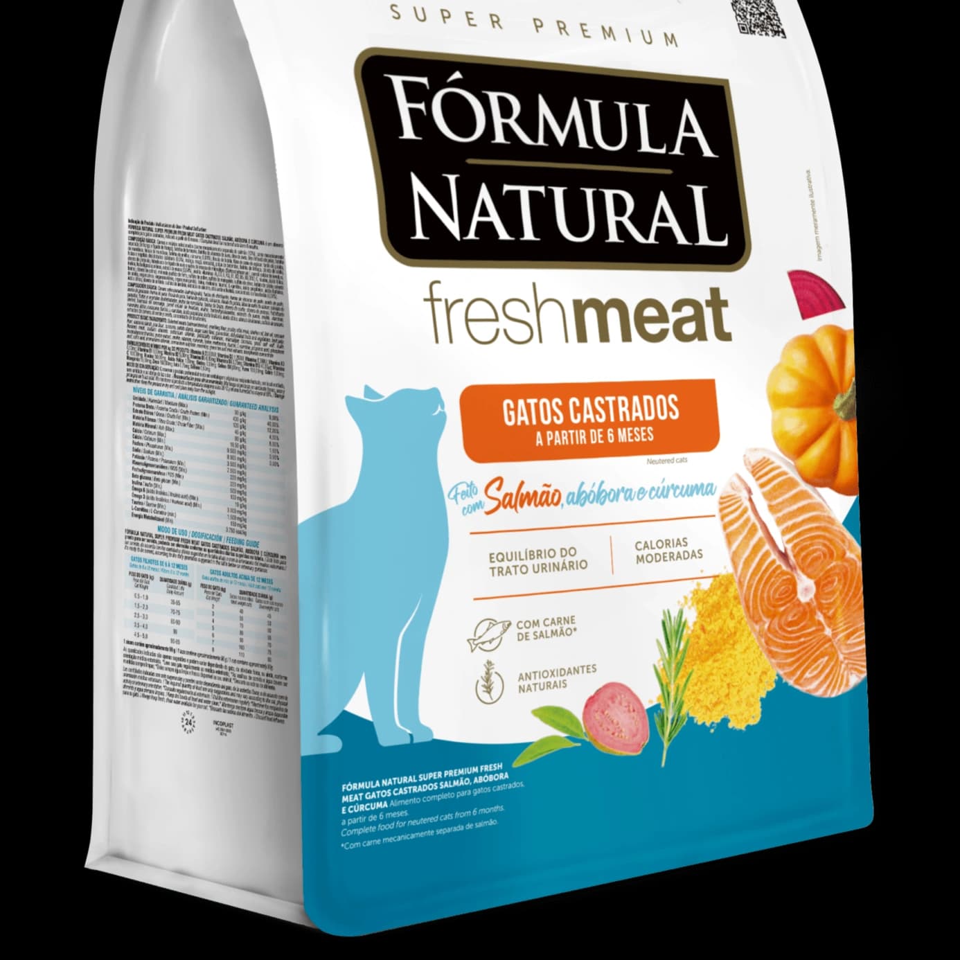 Formula Natural Fresh Meat Formula for sterilised Cats Salmon Flavor - 1 KG