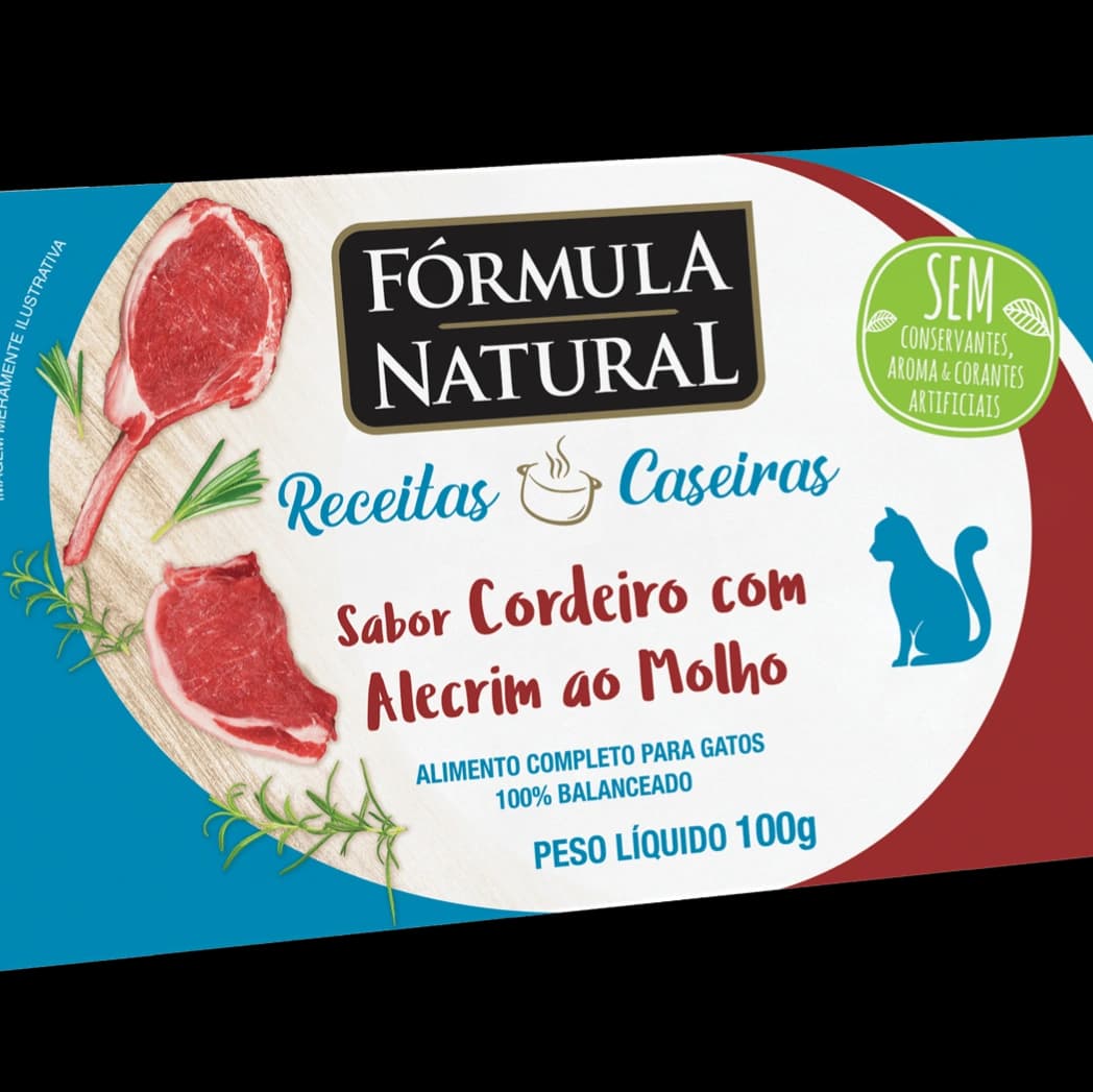 Fórmula Natural Receitas Caseiras cats Adultos - 100g