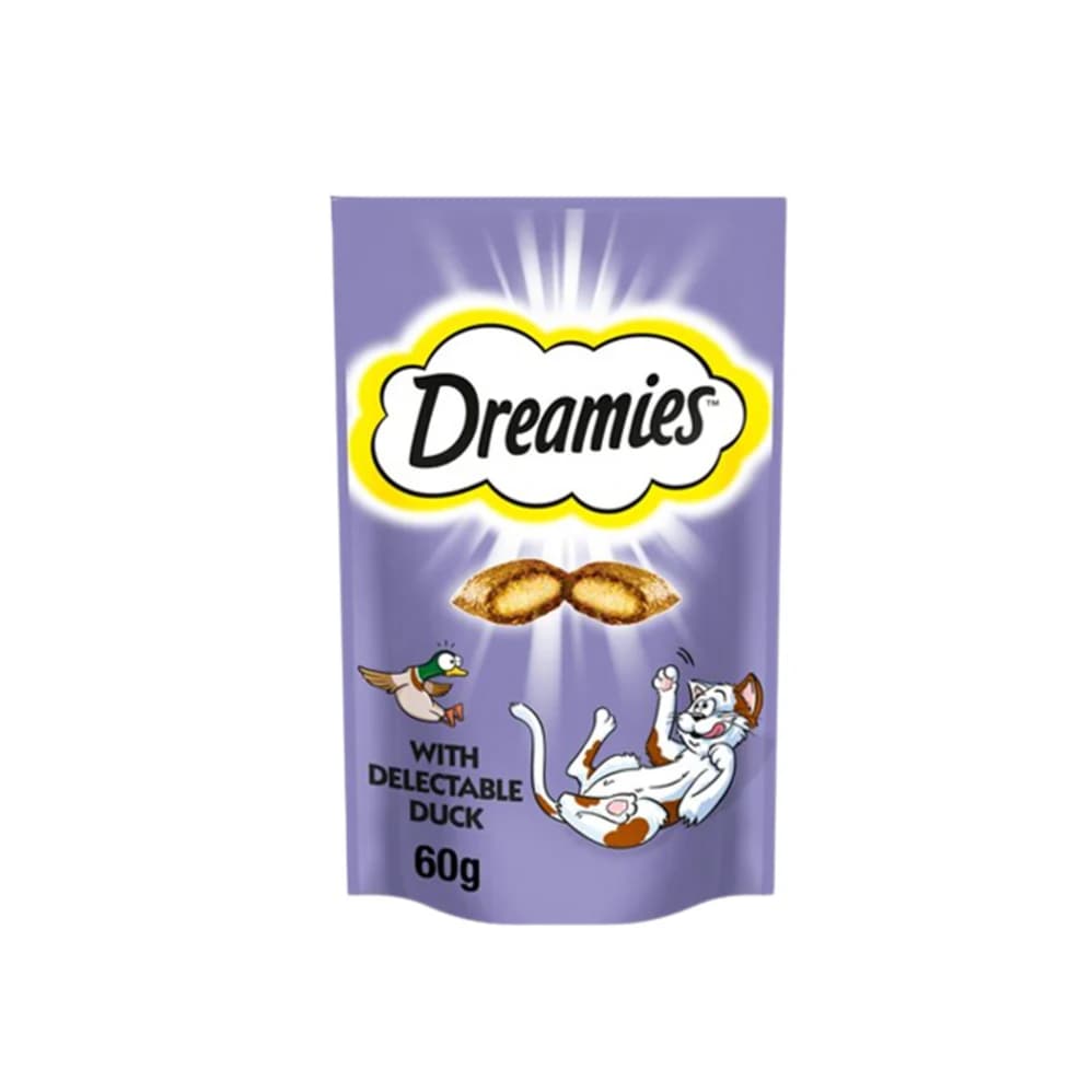 DREAMIES Cat Treat Biscuits With Duck Flavour 60g