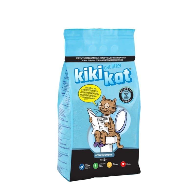 Kiki Kat Cat Litter Activated Carbon - 5LT