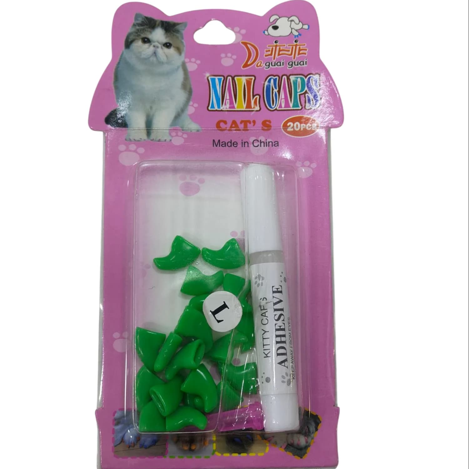 Green nail cap kit - Large
