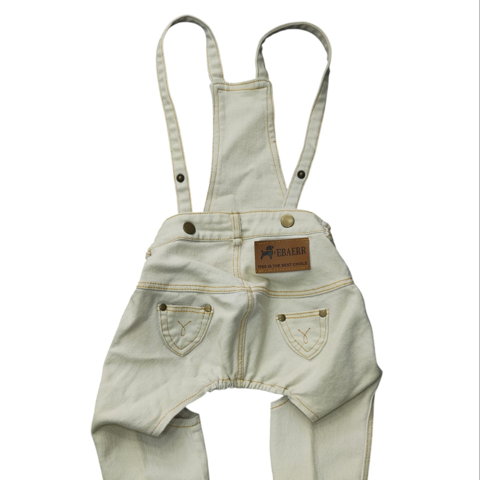 Cream Overalls - 2XL