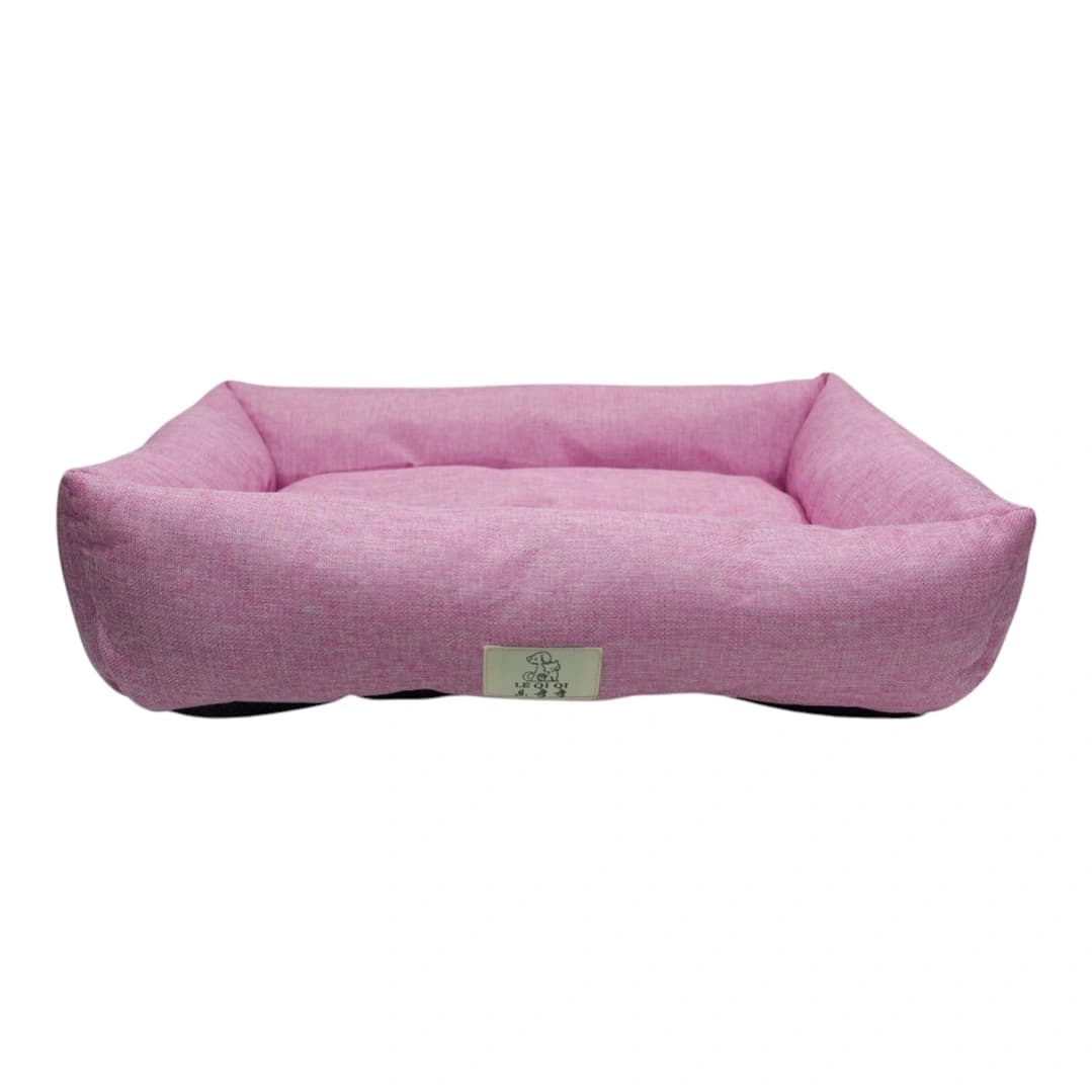 Rectangular Pet Bed Pink - S