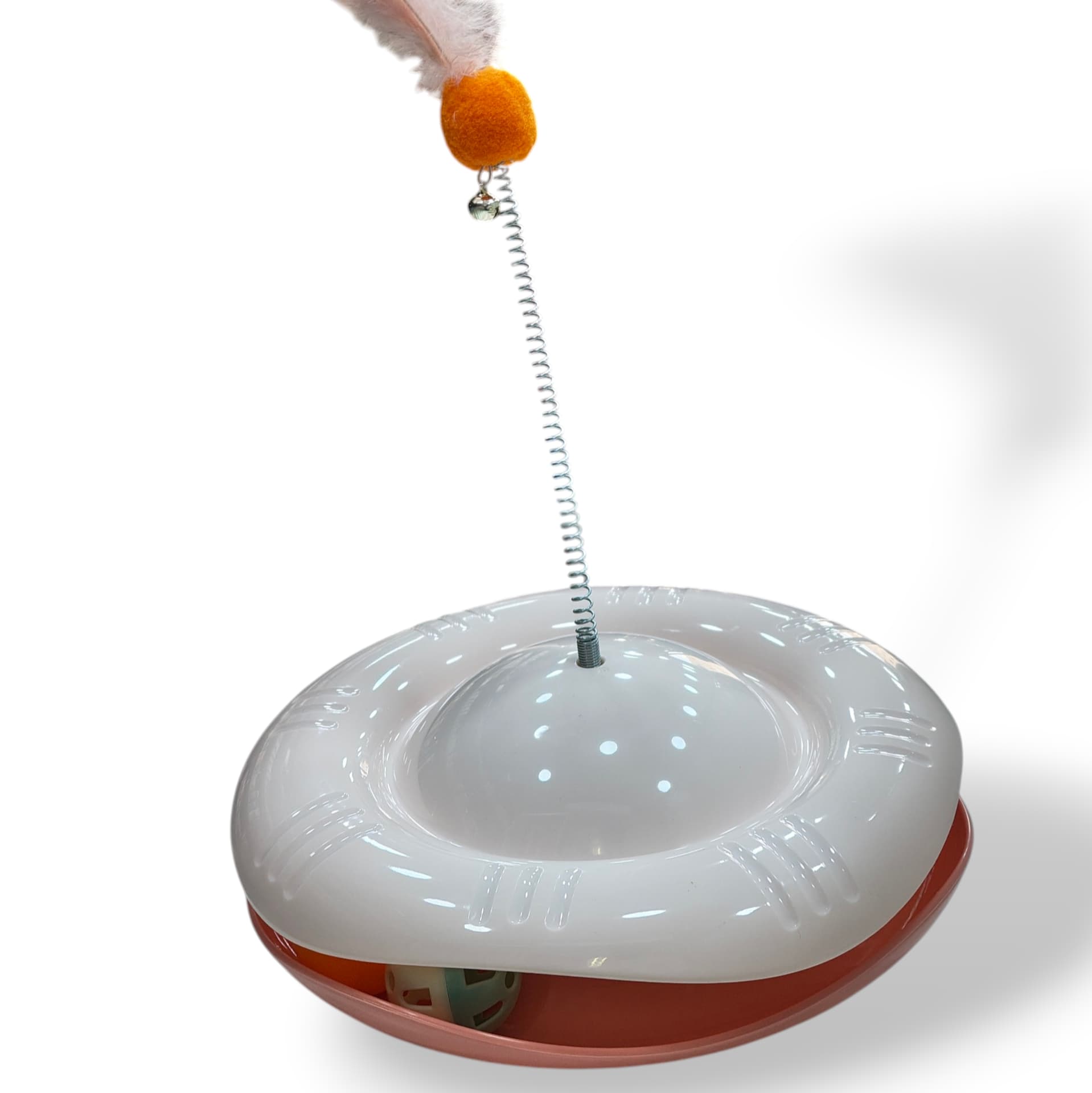 dual action interactive cat toy