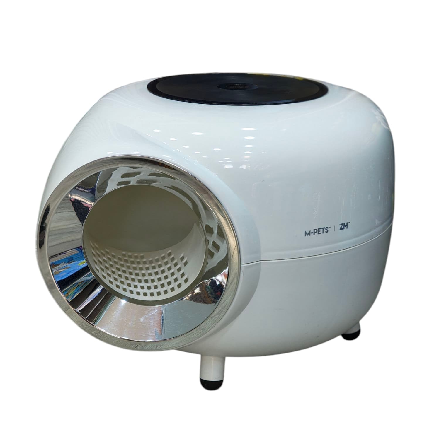 M-PETS Capsule Cat Litter Box with Odor Control & Storage