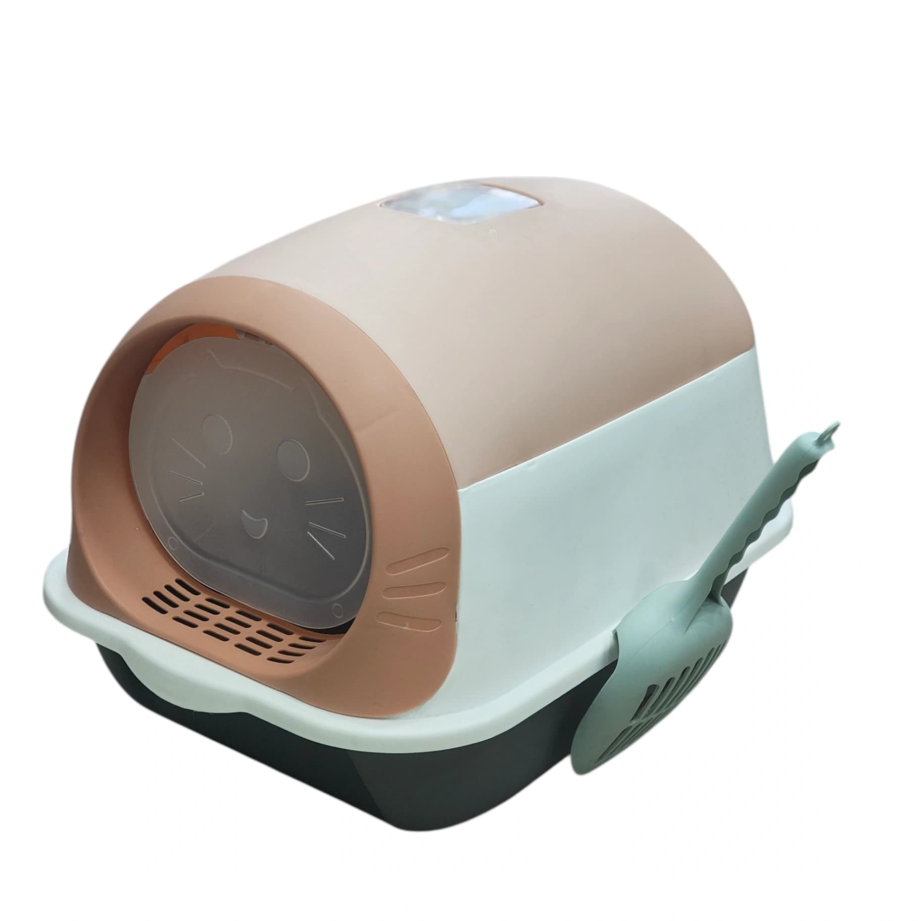 Enclosed litter box