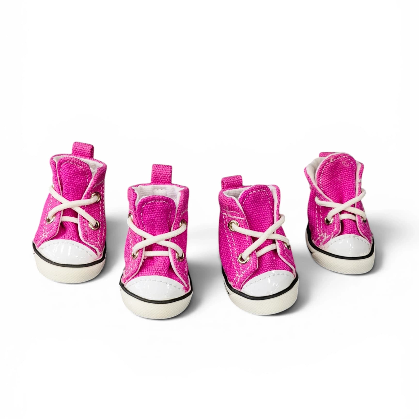 Miniature Canvas High-Top Pet Shoes - XS