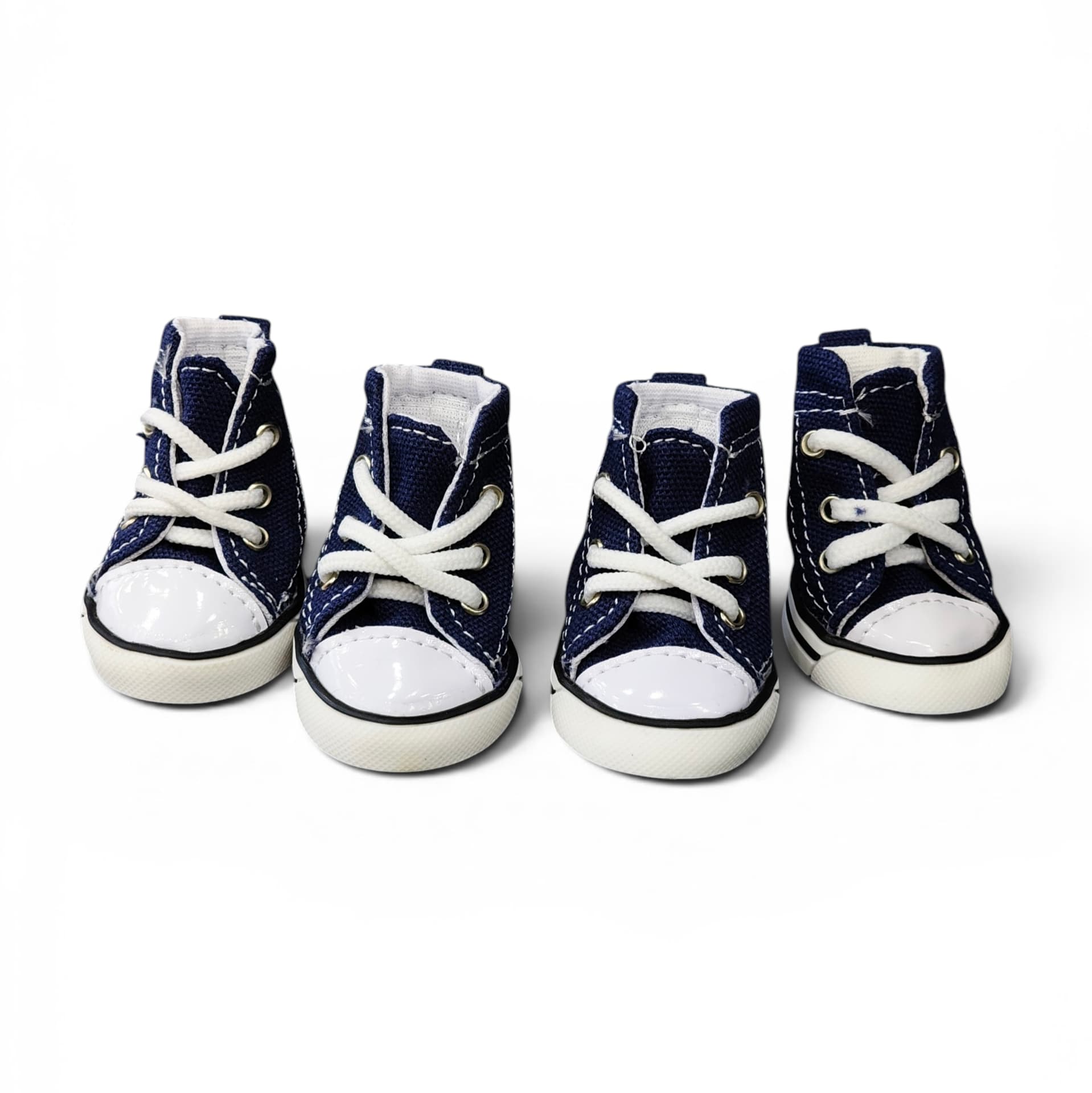 Miniature Canvas High-Top Pet Shoes