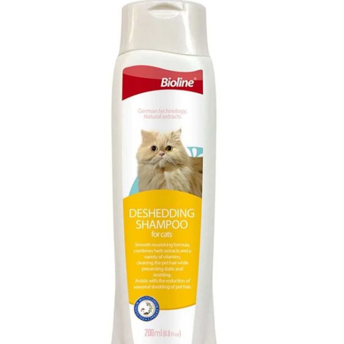 Bioline Deshedding Shampoo for Cats 200ml