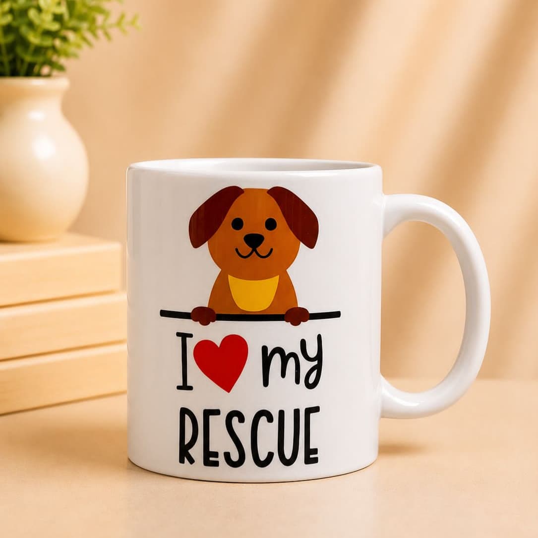 I ❤️ My Rescue mug