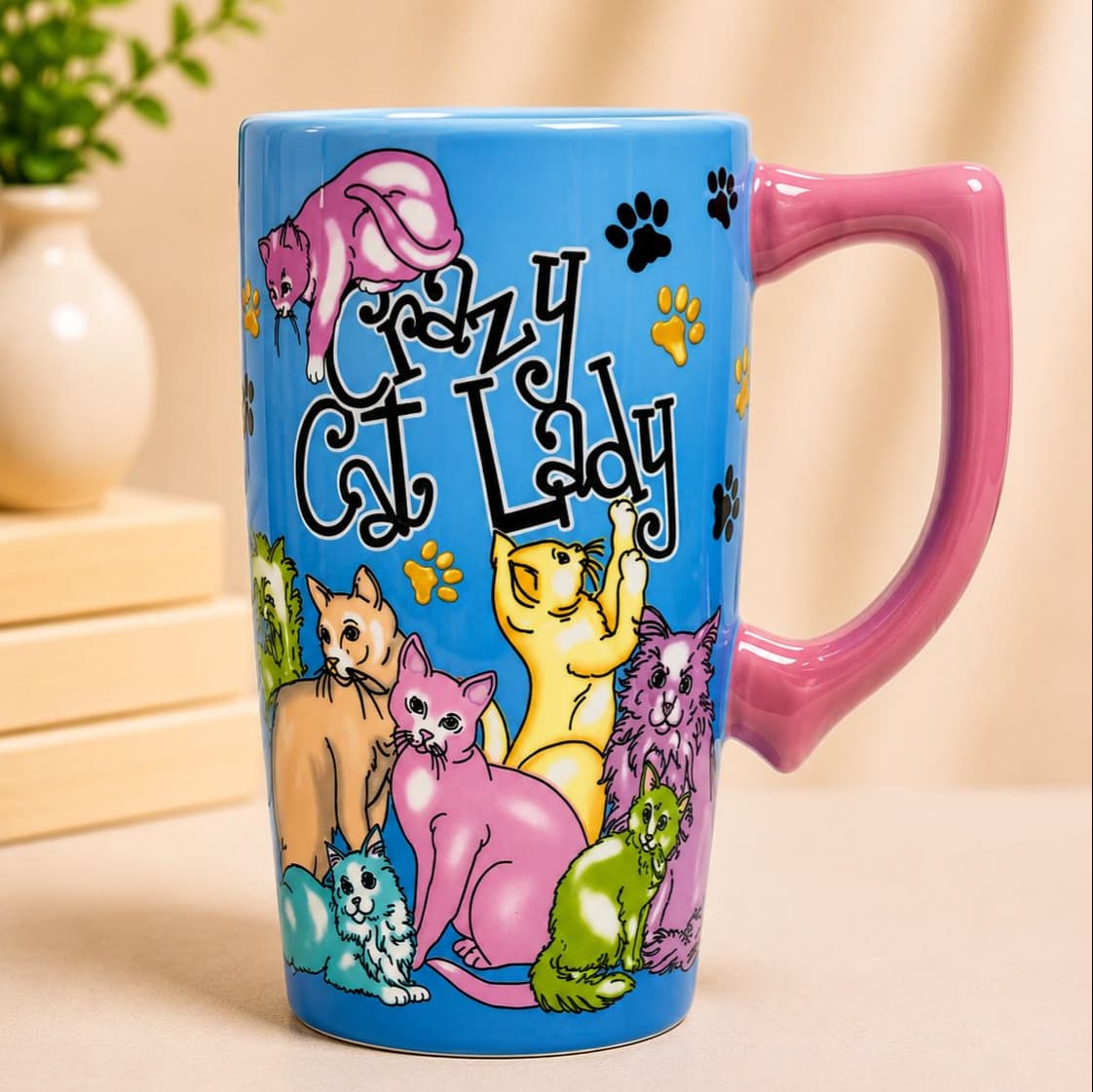 Crazy cat lady mug
