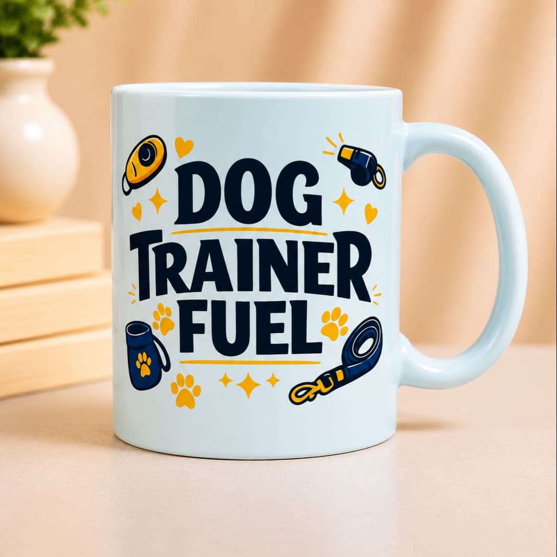 Dog trainer fuel mug