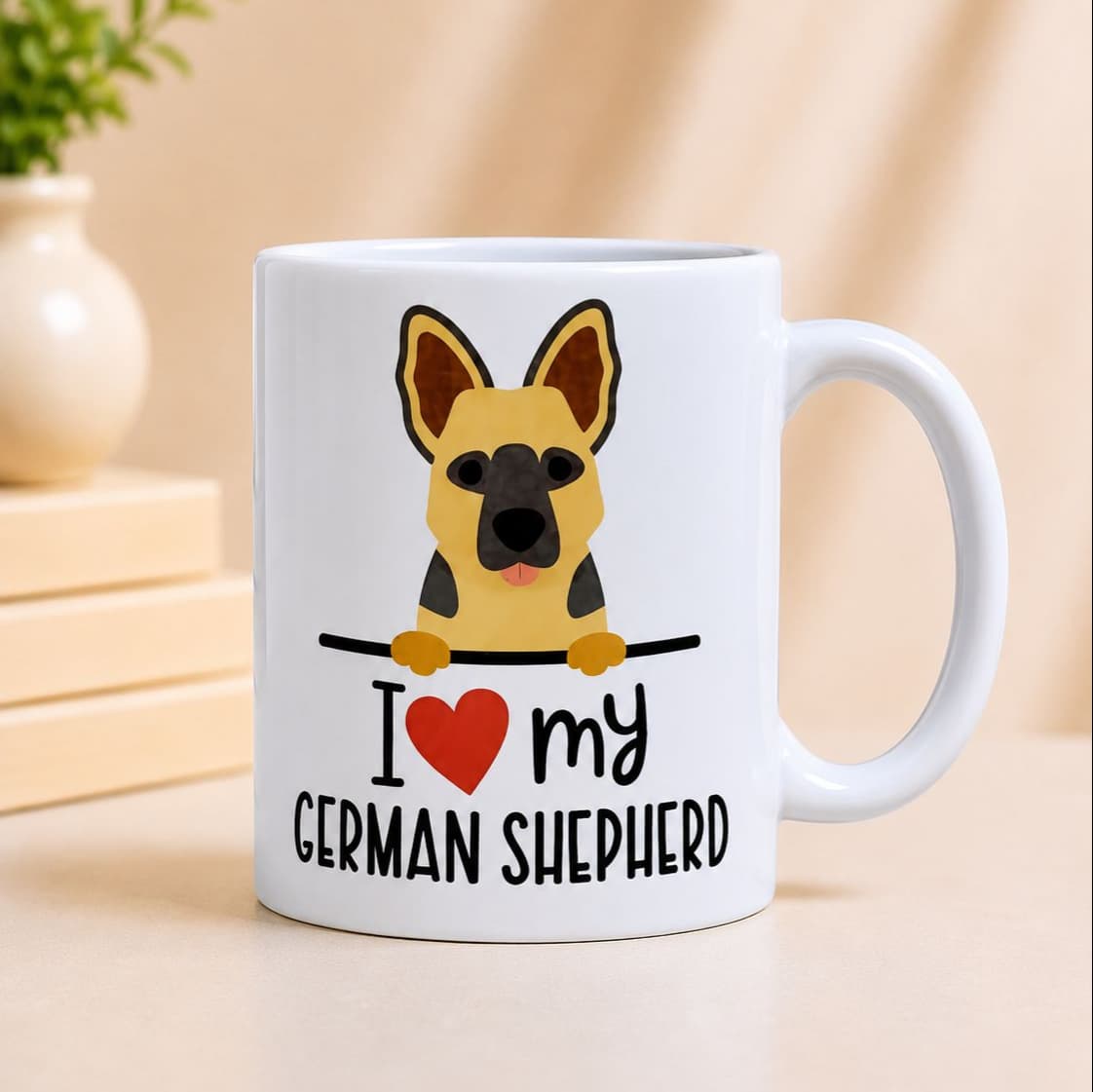 German Shepherd Love Mug