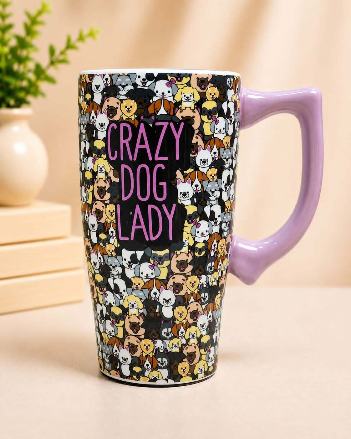 Crazy dog lady mug