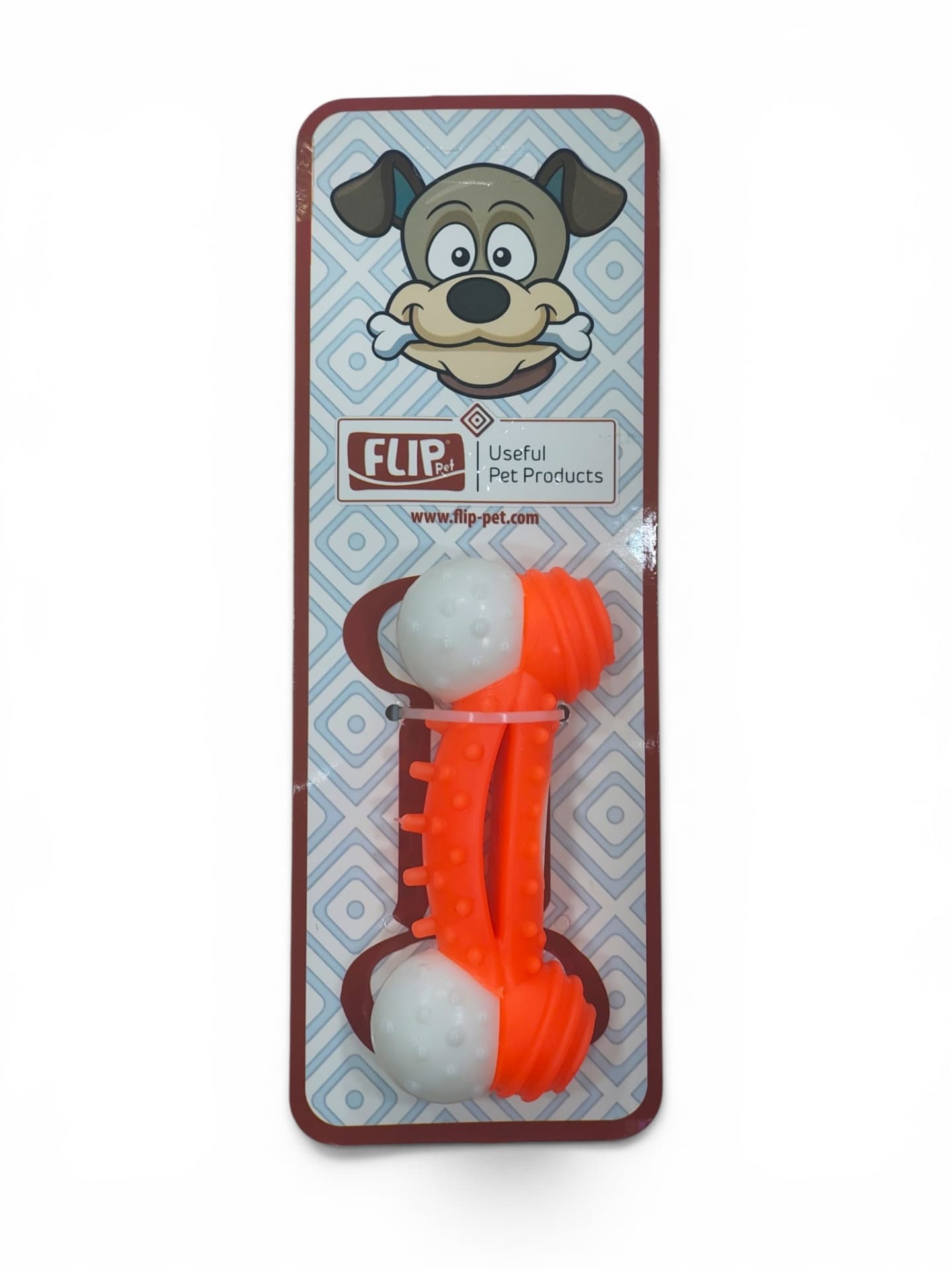 FlipPet Textured Bone Chew Toy