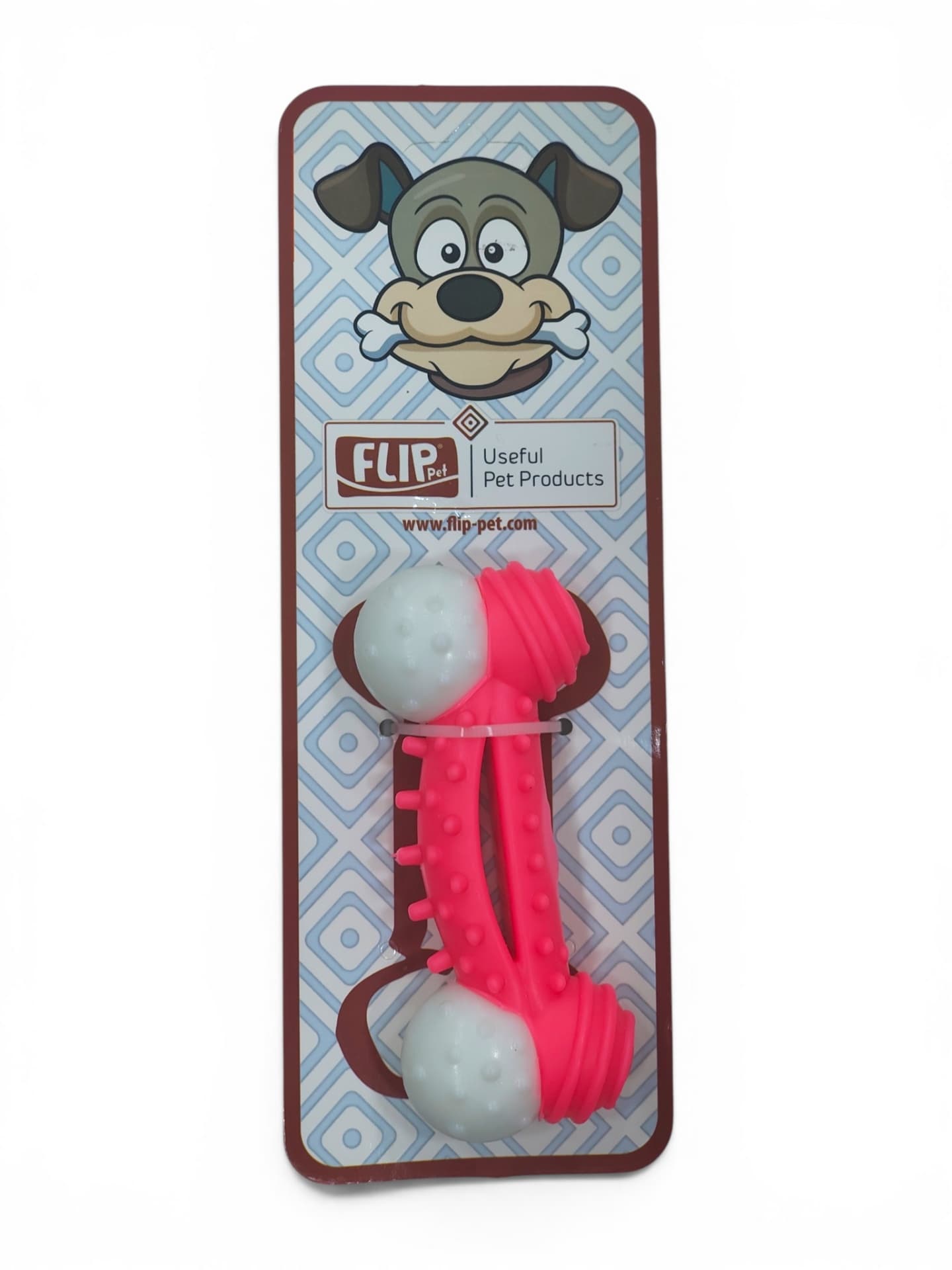 FlipPet Textured Bone Chew Toy