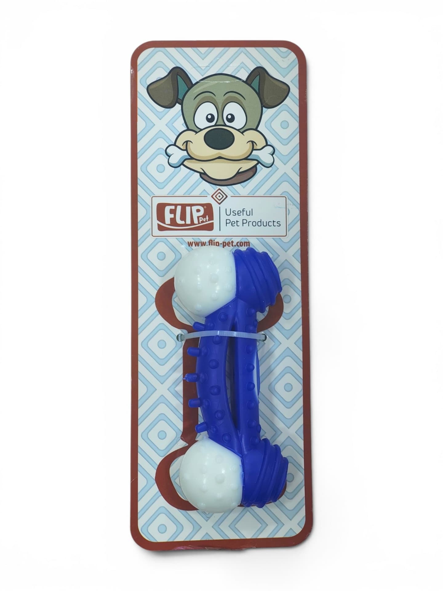 FlipPet Textured Bone Chew Toy
