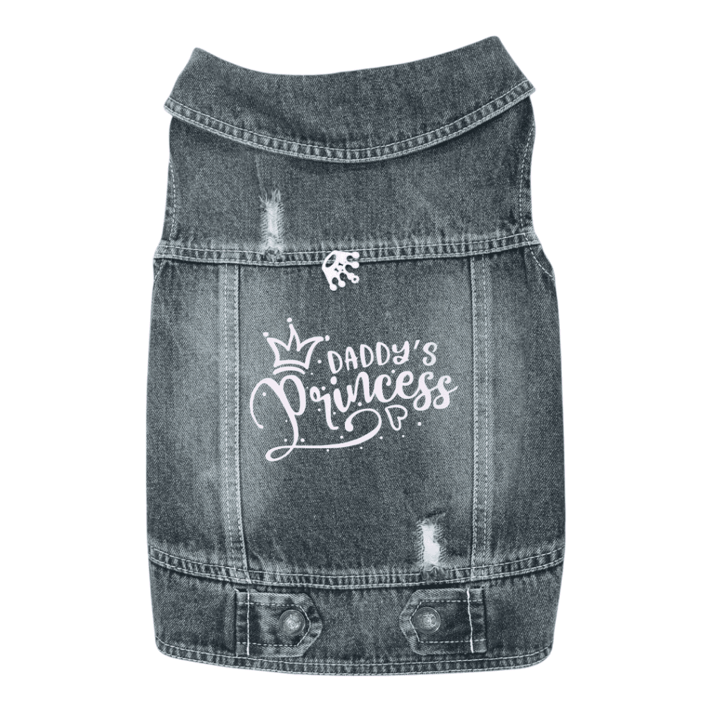 Pet Clothes Dog Jeans Jacket Cool Blue Denim Coat (XXL)
