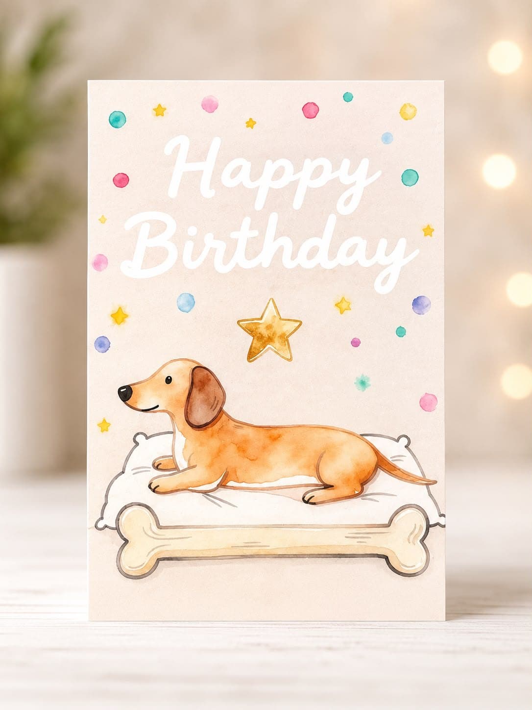 Single-Sided Birthday Card