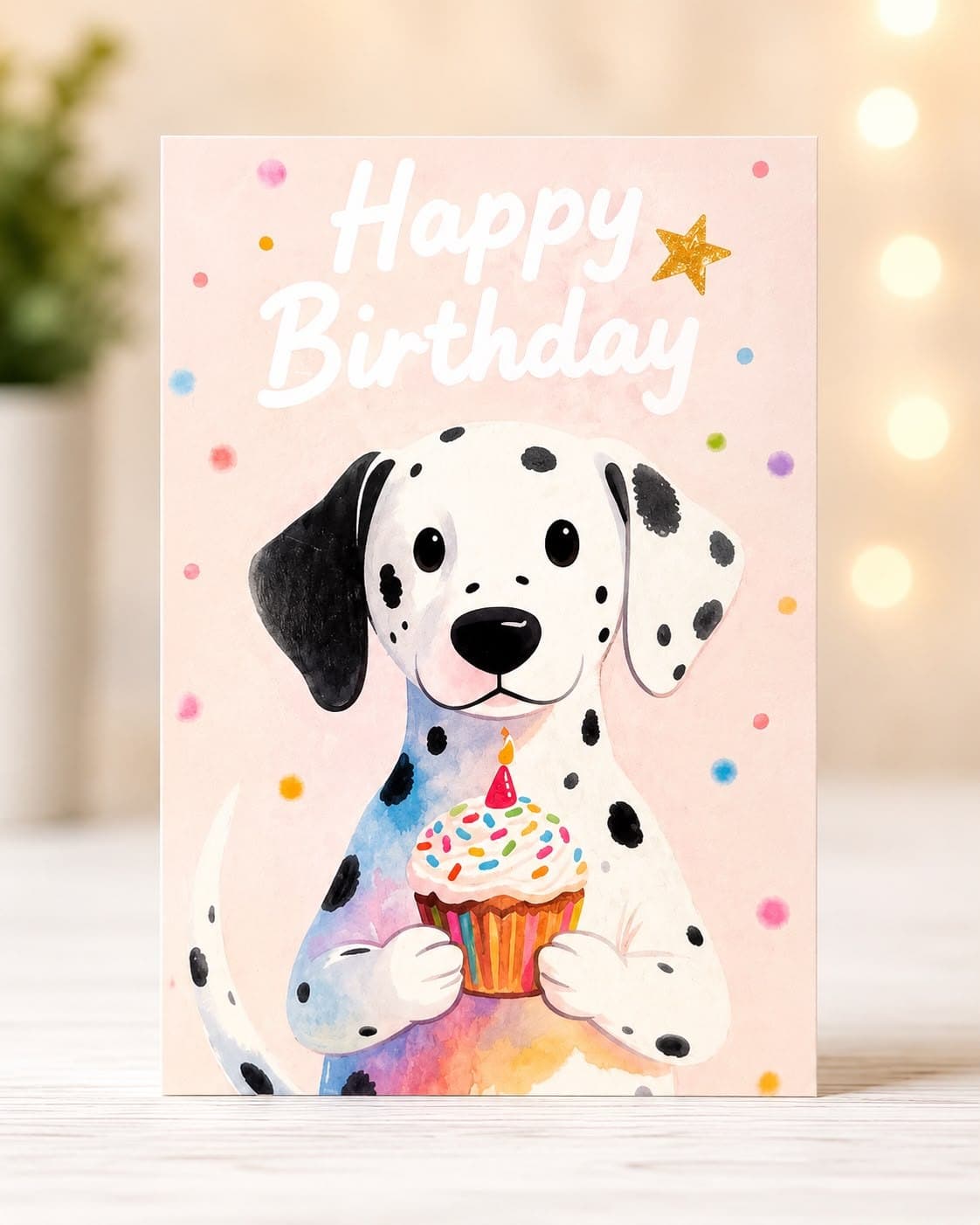 Single-Sided Birthday Card