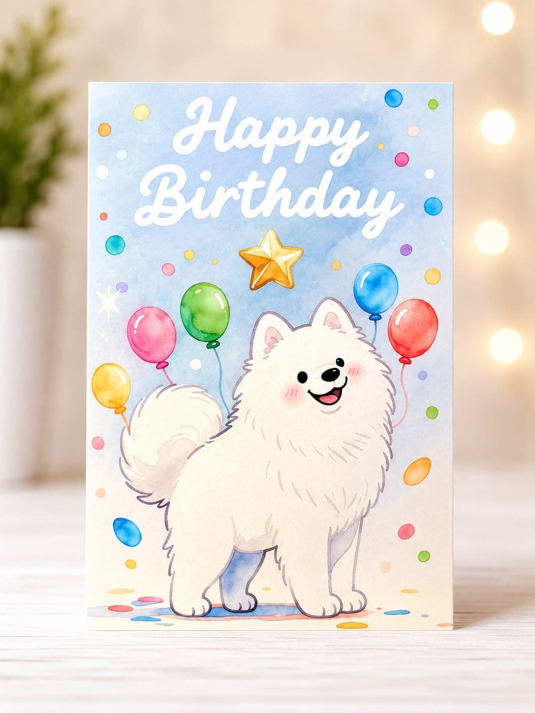 Single-Sided Birthday Card