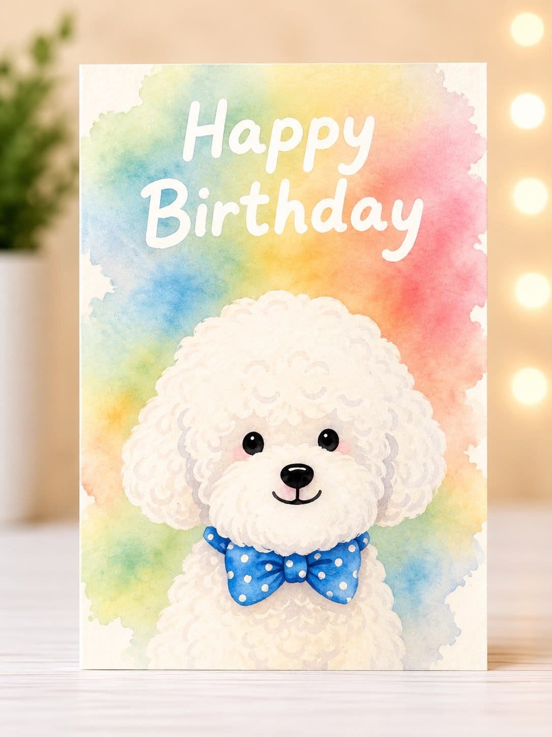 Single-Sided Birthday Card