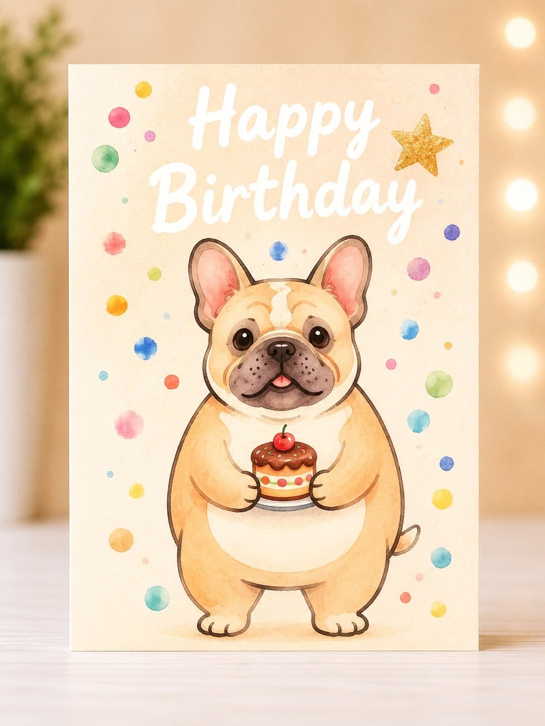 Single-Sided Birthday Card