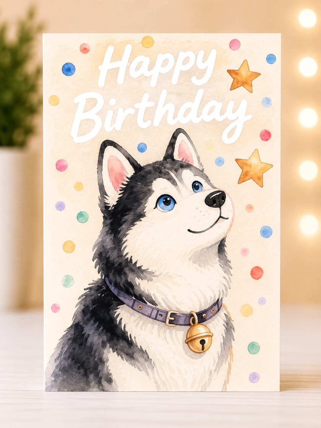 Single-Sided Birthday Card