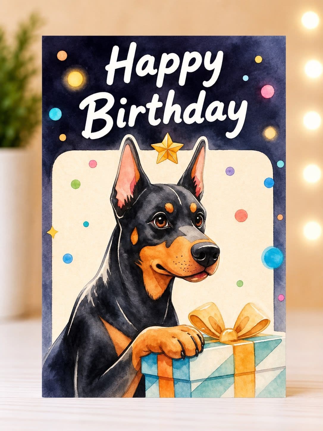 Single-Sided Birthday Card