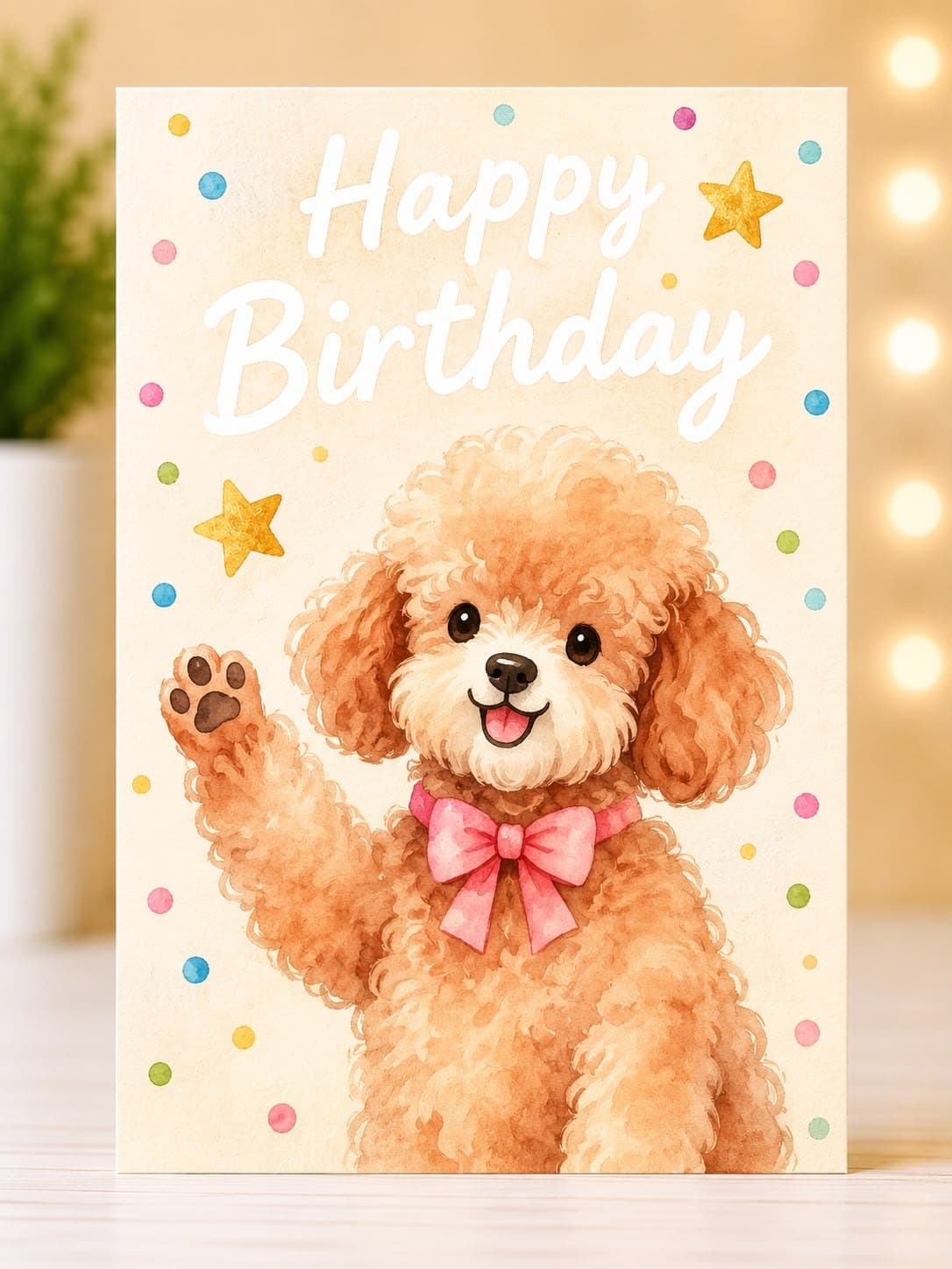 Single-Sided Birthday Card