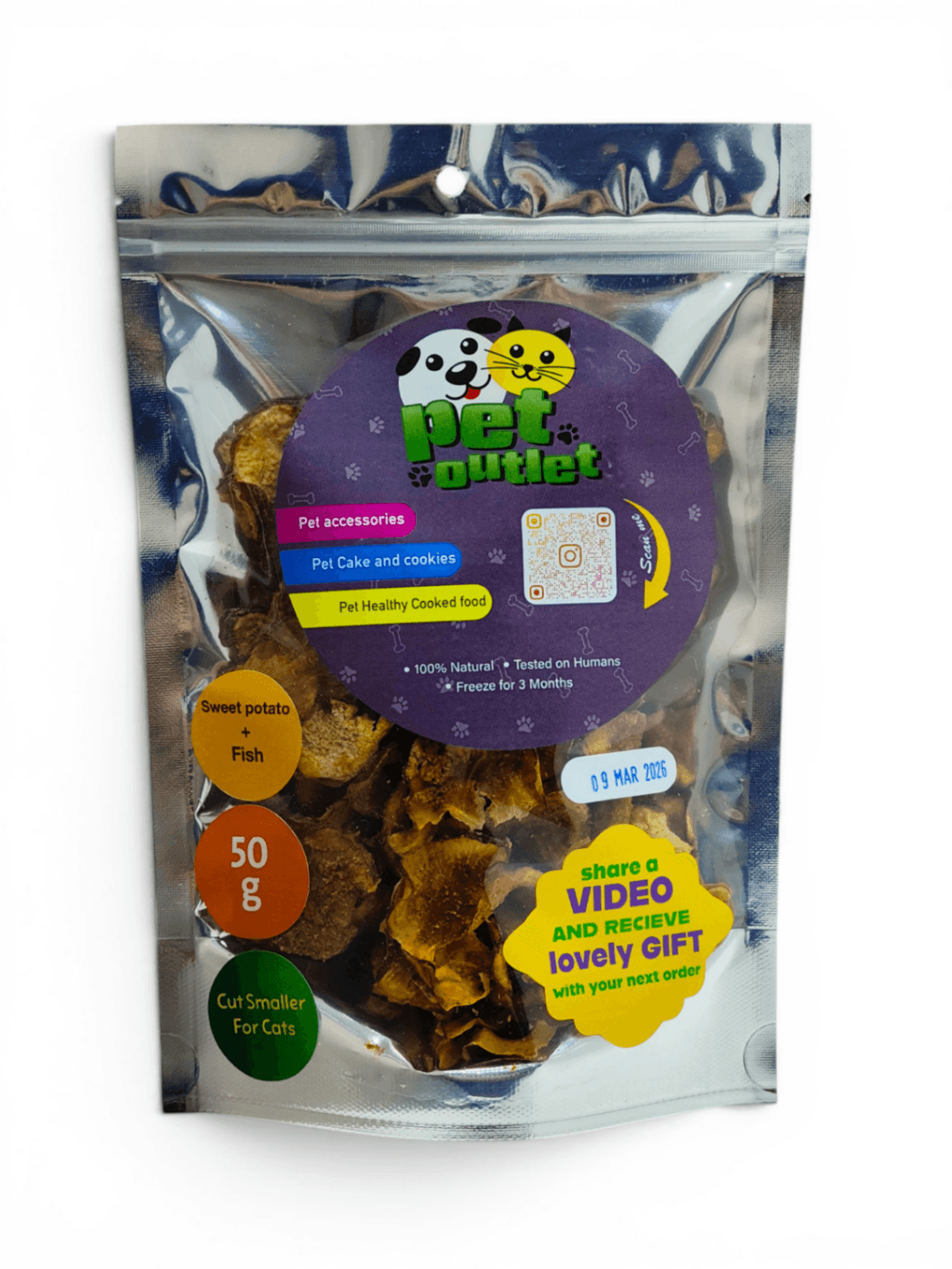 Pet outlet - Sweet Potato + Fish
