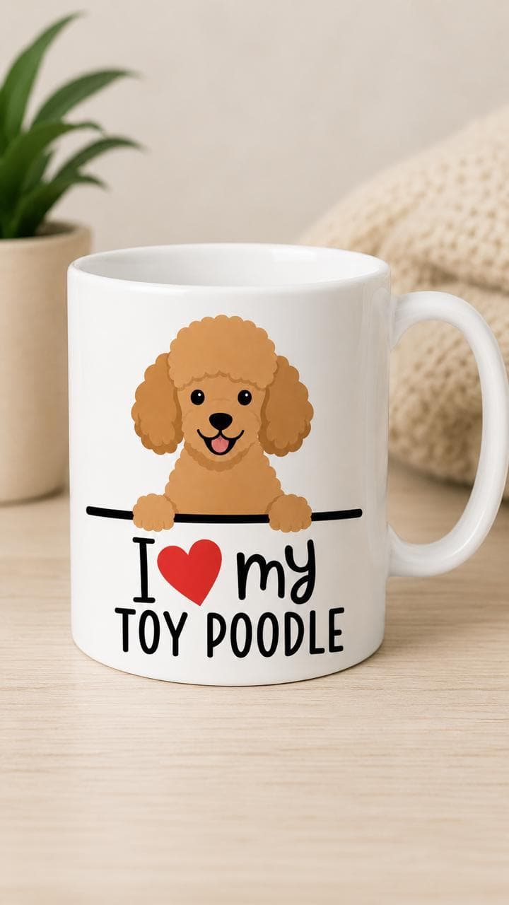 I ❤️ My Toy Poodle mug