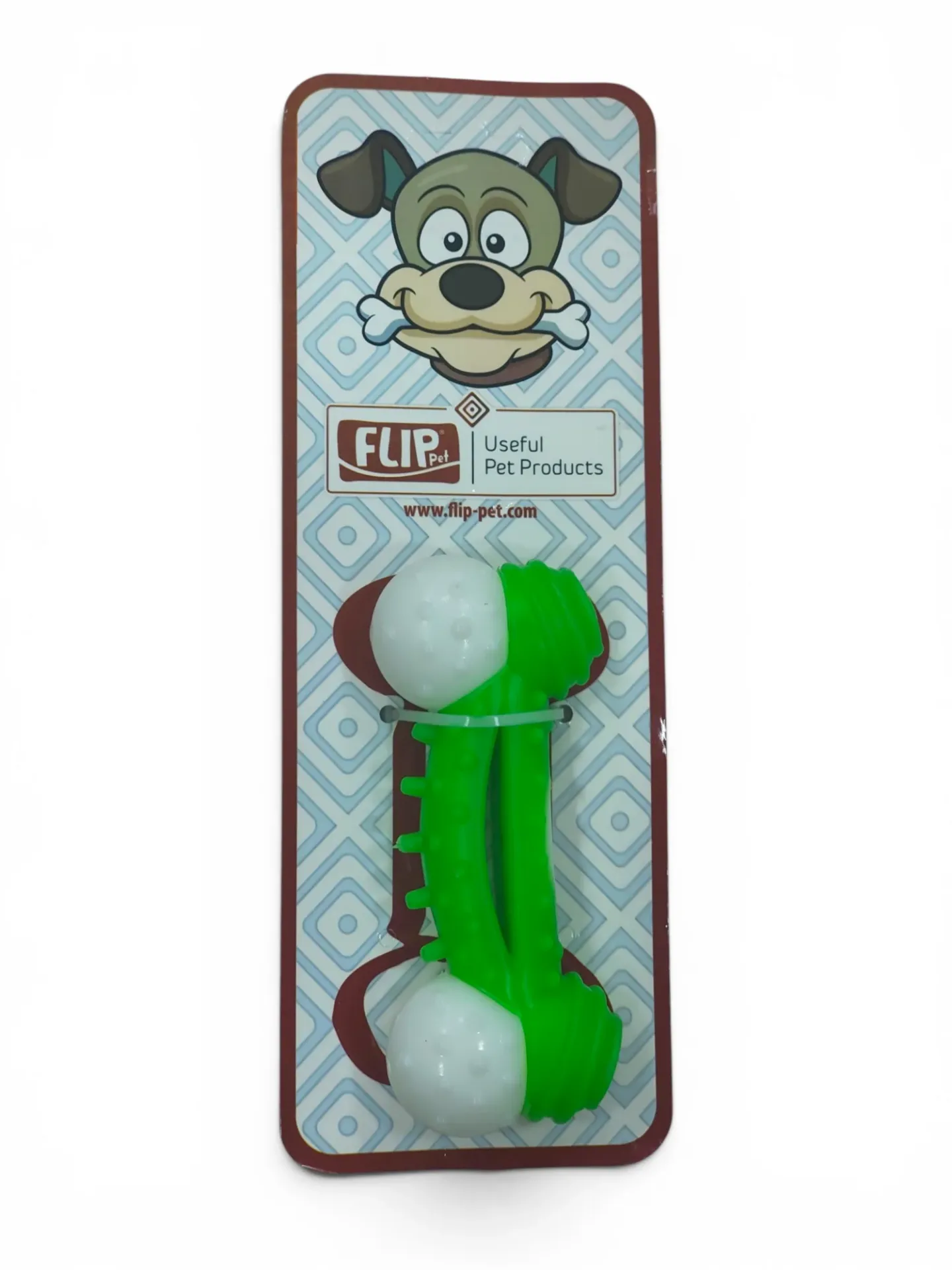 FlipPet Textured Bone Chew Toy