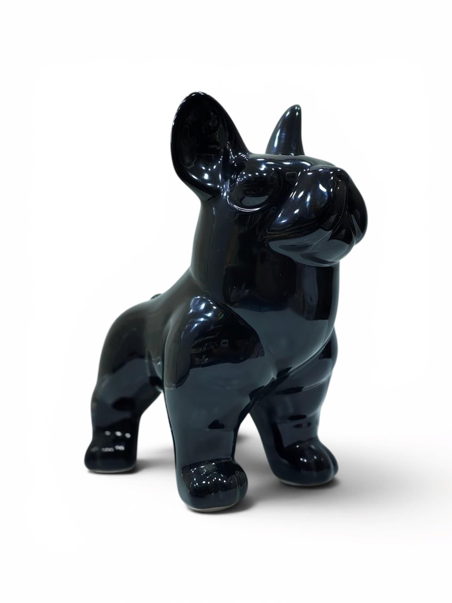 Glossy French Bulldog - Black