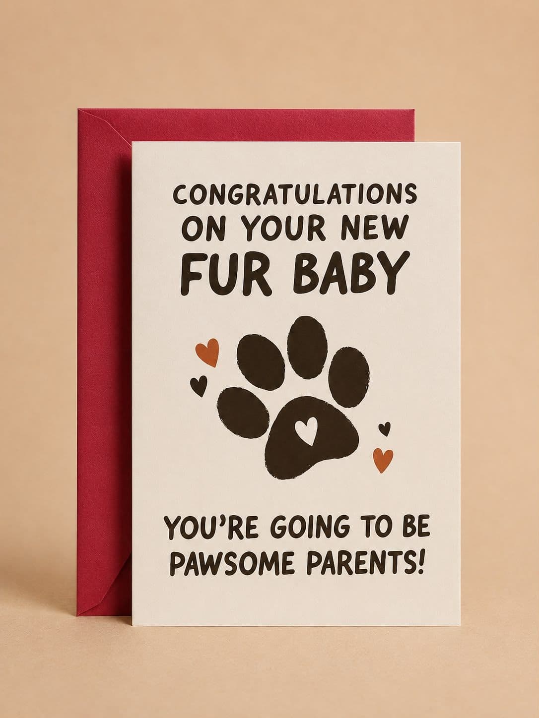 "From Your Fur Baby" Love Card