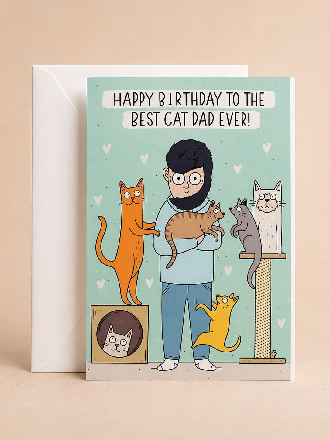 Ultimate Cat Dad Birthday Card