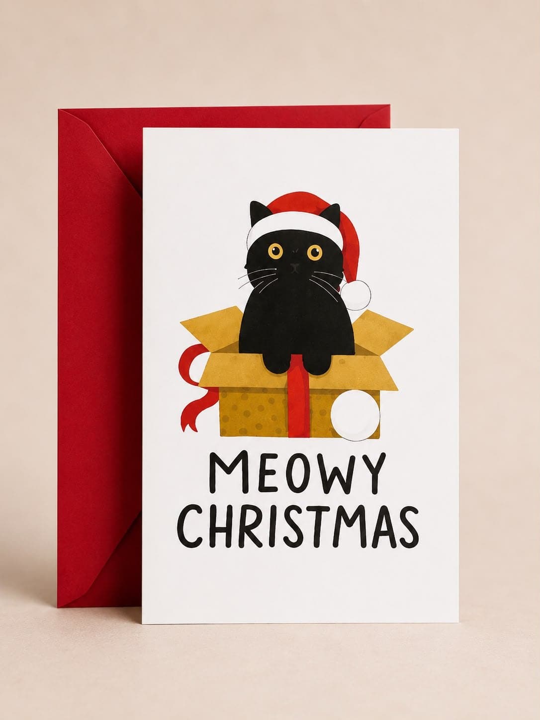 Meowy Christmas Card
